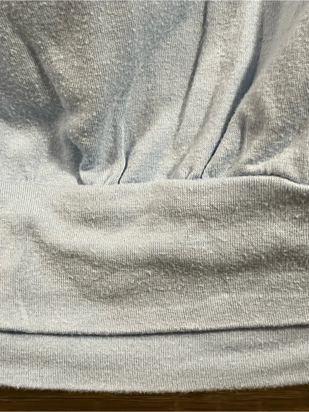 Michael Kors Pale Blue Short Sleeve Scoop Neck Top